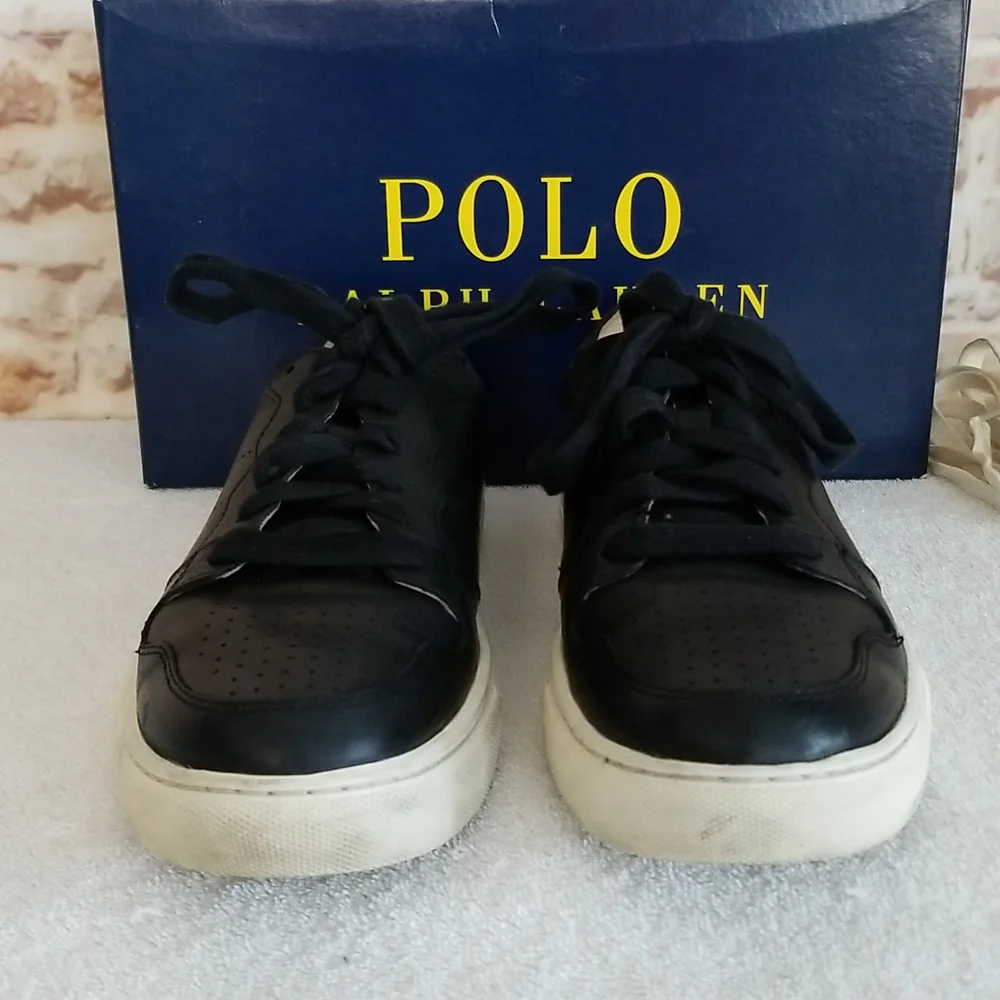 Polo Ralph Lauren Jetson Leather Sneakers